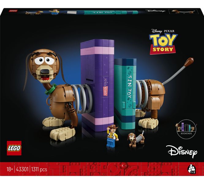 LEGO® Disney and Pixar Toy Story Slinky Dog Bookends 43301