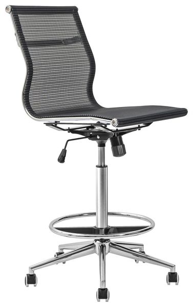 Netting Draughtsman Office Chair-Grey