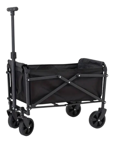 Foldable Wagon Outdoor Trolley with Collapsible Handle - Heavy-Duty Cart