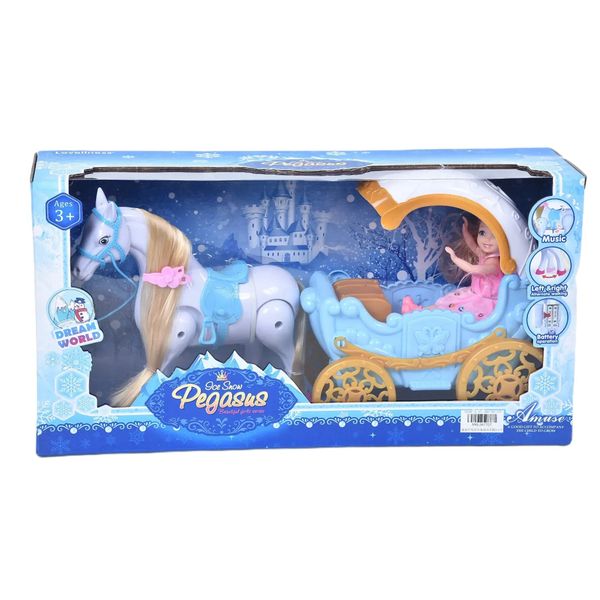 Icesnow Pegasus Carriage Mini Doll