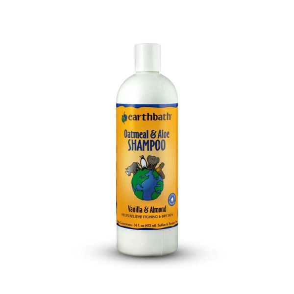 Earthbath Oatmeal &amp; Aloe Shampoo for Dogs - Vanilla &amp; Almond (Dilutable)