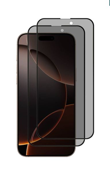 Privacy Tempered Glass Protector Compatible with iPhone 12 Pro Max - 2 PACK