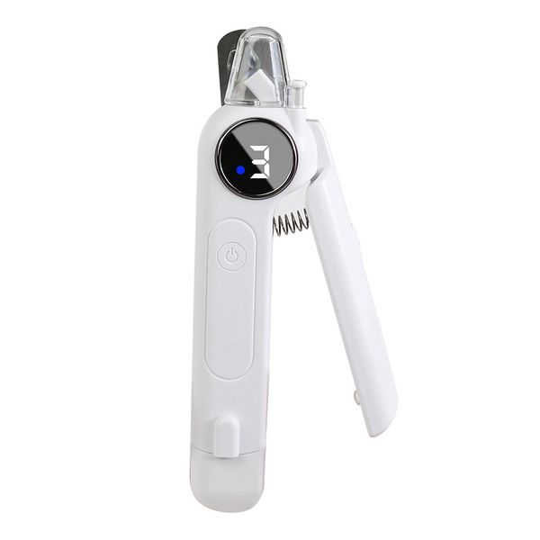 2 in 1 Pet Nail Grinder and Trimmer - Electric Rechargeable for Dogs Cats