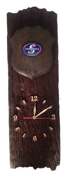 Sleeper Wood Clock (Stormers Rugby)