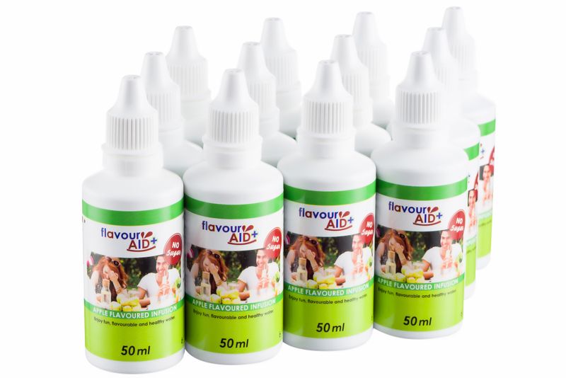 Water Infusion Drops - Apple - 50ml - 12 Pack