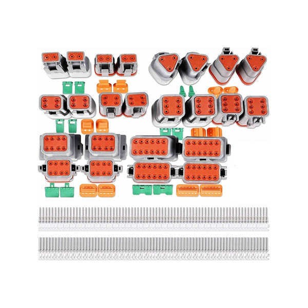 12 Sets DT Series Connector Kit 2 3 4 6 8 Pin Connectors IP68