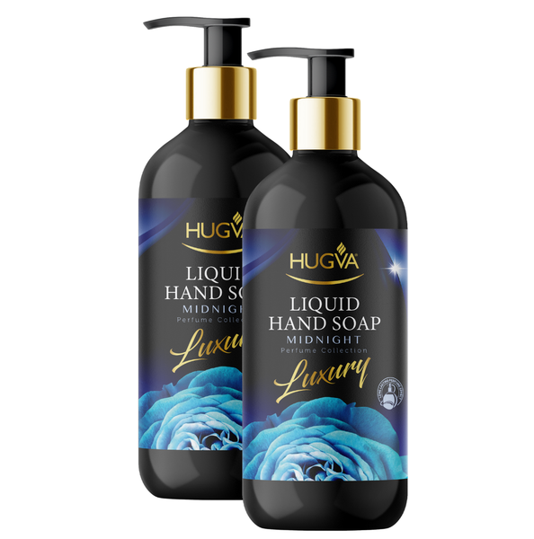 Hugva 500ml Luxury Hand Wash Liquid, MidNight, Special Formula Value Pack