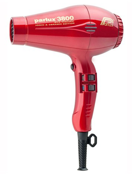 Parlux 3800 Dryer (2100W) Ceramic &amp; Ionic, Red