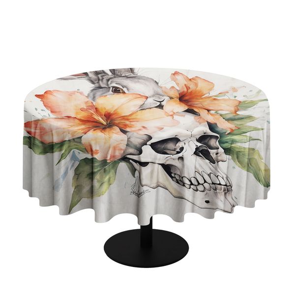 Mr Doug Up By Nathan Pieterse Round Tablecloth