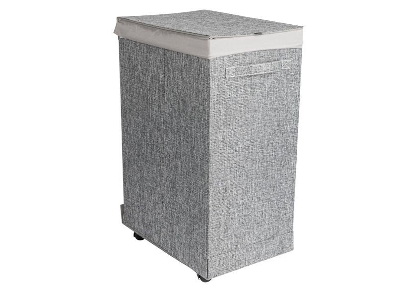 Household Essentials, Graphite Narrow Collapsible Laundry Hamper