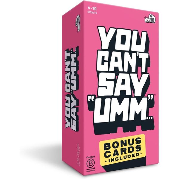 Big Potato You Can't Say UMM: A Party Game for Family and Adults