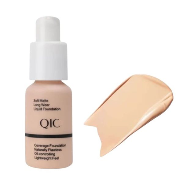 QIC Soft Matte Jewel Light Liquid Foundation Nude