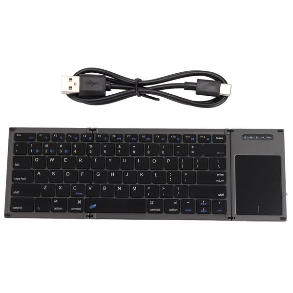 Wireless Keyboard Touchpad 78 Key Ultra Thin
