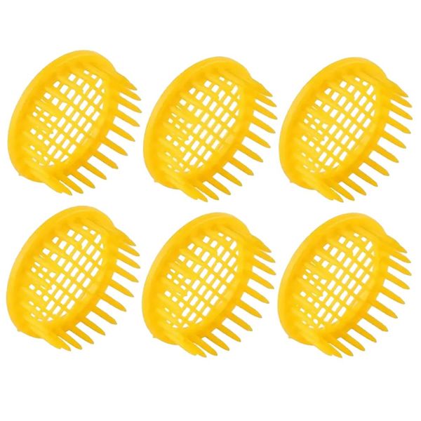 Garden Reusable Beekeeping Equipment Queen Bee Rearing Cages 6pcs - 4.7cm