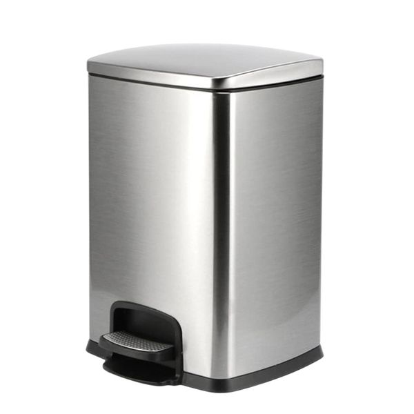 Verge Stainless Steel Square Dustbin - 30L