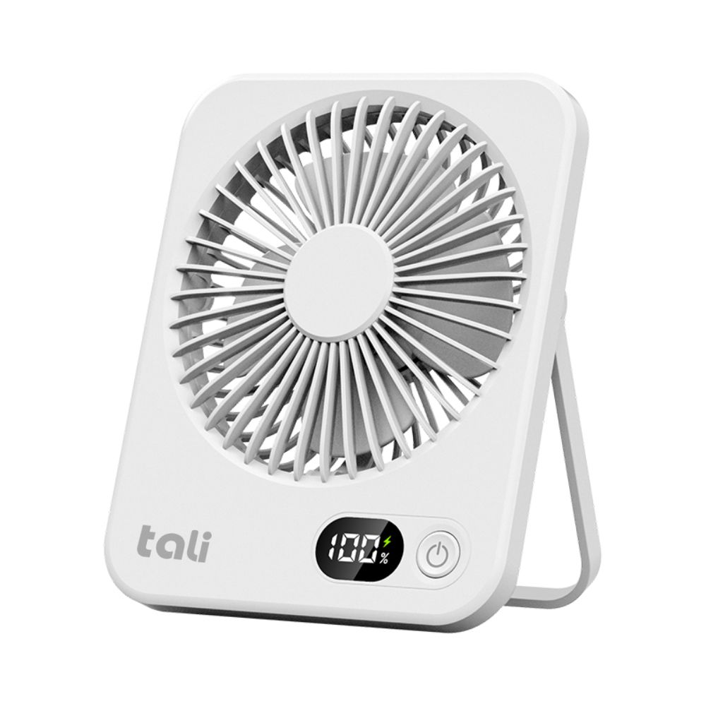 TALI - Rechargeable Desk Fan - Portable Personal Small Fan