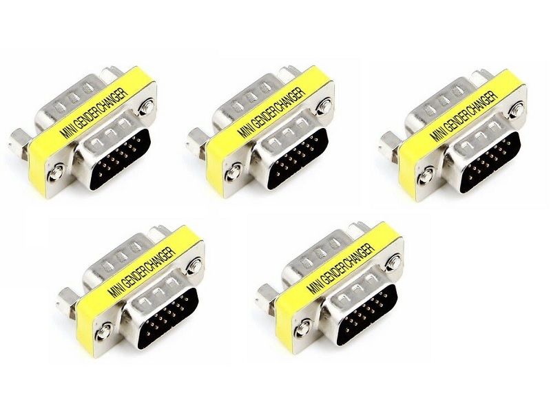 VGA Male x VGA Male 5pck (ZA-VGAM-VGAM-5P)