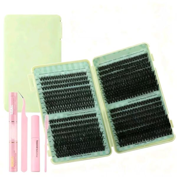 Eyelash Extension Kit Contains 640 Pieces 50D/60D/80D/100D Mixed 10-16mm