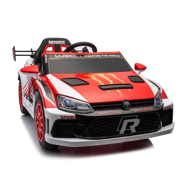 Rallycross Kids Electric Ride On Car With Rubber Wheels 12v