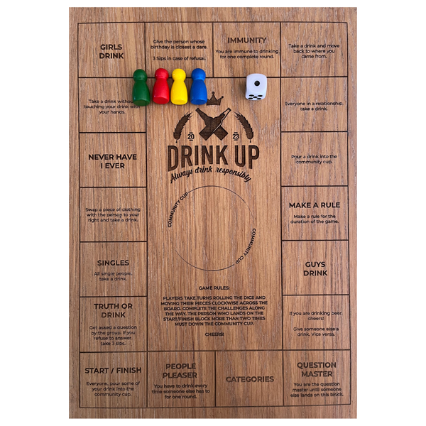 Drink Up Drinking Board Game - The OG