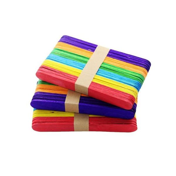 Rainbow Coloured Art and Crafts Popsicle Sticks - 150 sticks