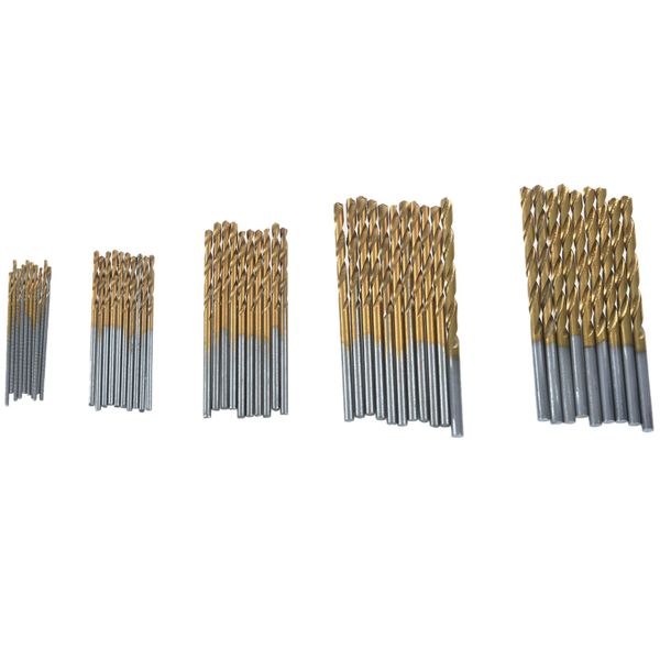 50 Pcs High Speed Steel Drill Bit Set Tool 1/1.5/2/2.5/3mm