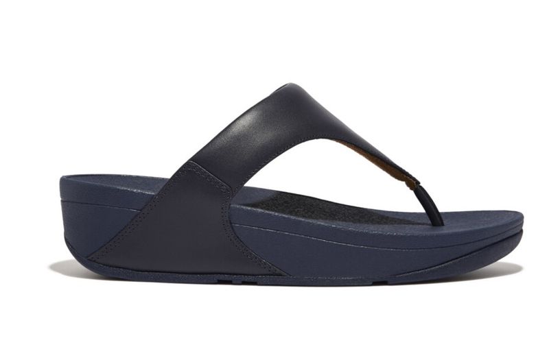 FitFlop Lulu Leather Deepest Blue