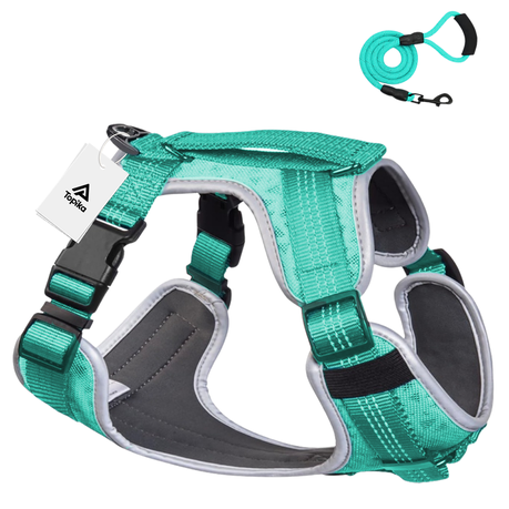 Topika No Pull Dog Harness Easy Walk Harness with Leash for Large Dogs Image