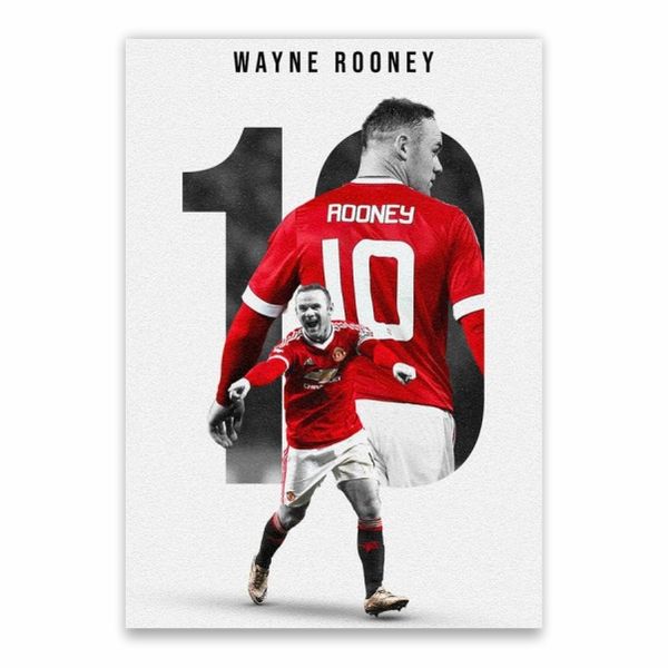 Wayne Rooney 10 Poster - A1