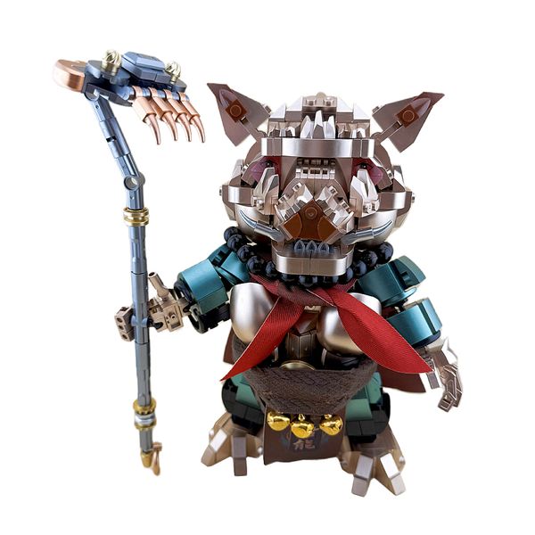 Chizao She Blocks - P2112 Zhu Bajie in Black Myth: Wukong 699 Pieces