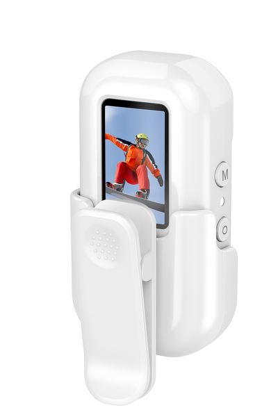 Mini Wireless Action Camera - Portable HD Sports Camera (White)