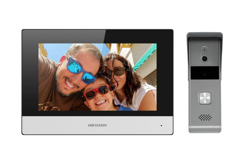 Hikvision DS-KIS303-P Hybrid Video Intercom Kit -7" Monitor and Door Station