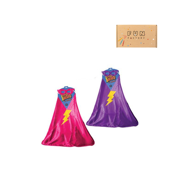 Child Hero Dress Up - Girl Cape and Eye Mask Sets