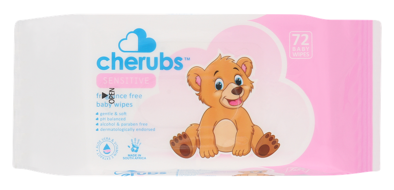 Cherubs Sensitive Fragrance Free Wipes