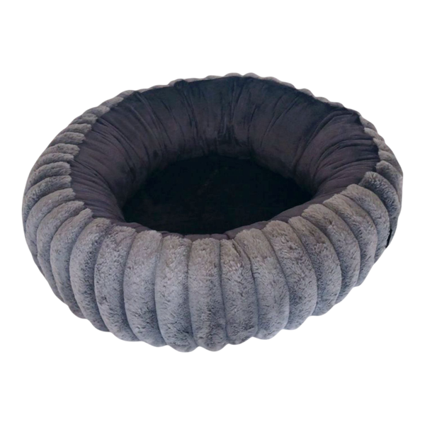 Large Dog Donut Bed - L154 - Removable Cover Machine Washable