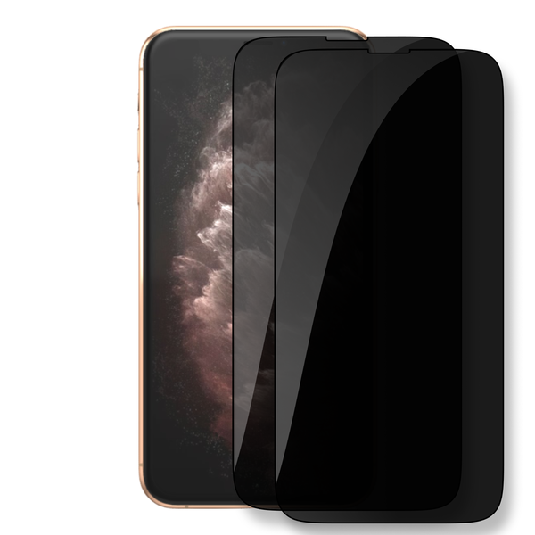 Privacy Glass Screen Protector Compatible with iPhone 11 Pro (Pack of 2)