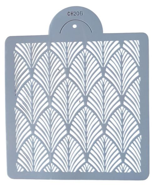 Art Deco Fan Stencil