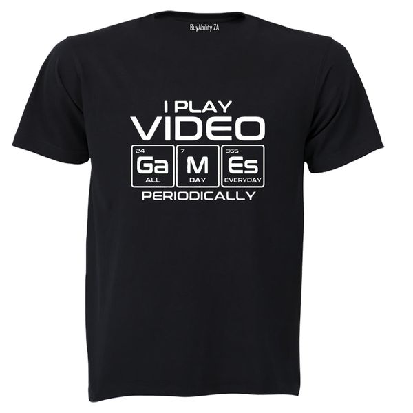 Video Games Periodically - Kids T-Shirt
