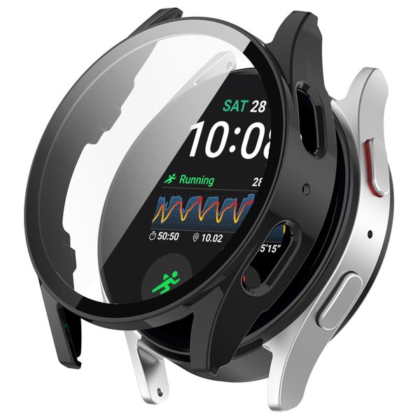Full Protective Case Compatible With Samsung Galaxy Watch 7 40mm-Black