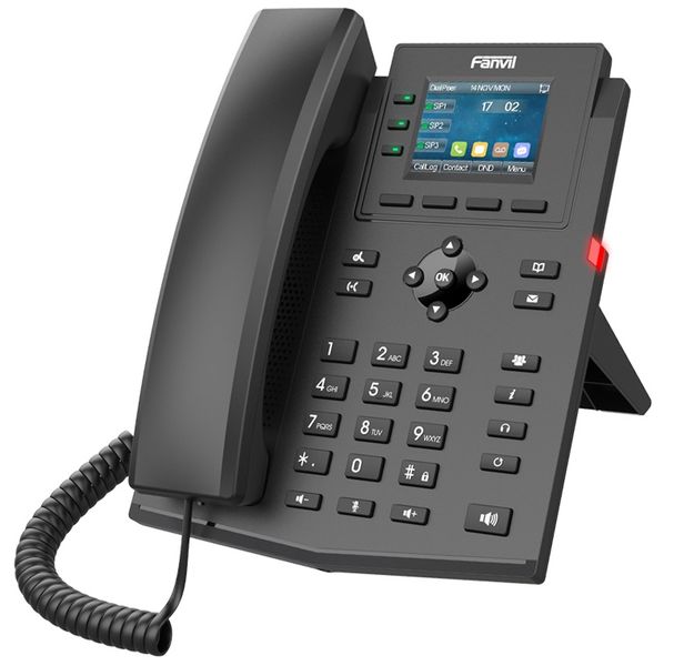 Fanvil 4SIP Colour Screen POE VoIP Phone | X303P