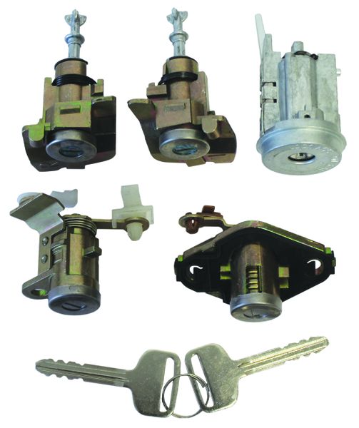Replacement Ignition Barrel and Lock Set with Keys for Toyota Hilux Vigo