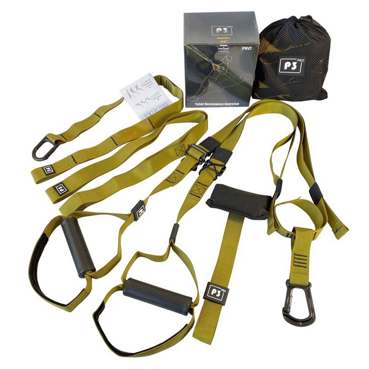 Suspension Trainer System Body Weight Exerciser Strength Training Equipment