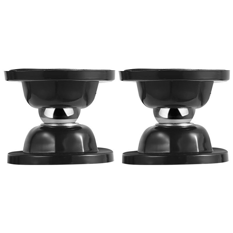 Magnetic Door Stop with PVC Rubber Cover - 2 Pack