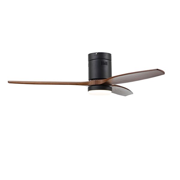 The Lighting Warehouse - Fan Australis X 3 Blade Brown Wood 15w LED
