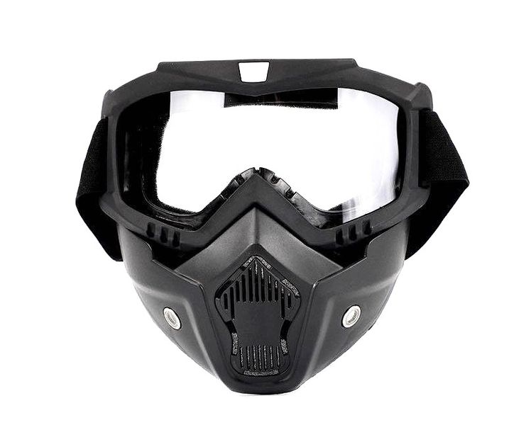 Xtreme Ride Detachable Dansup UV Motorcycle Mask