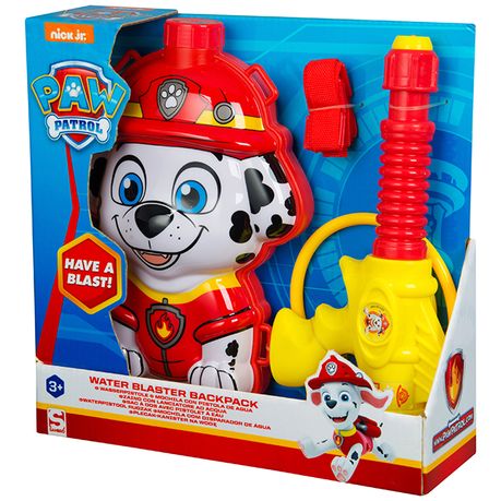 Paw patrol water blaster backpack hotsell