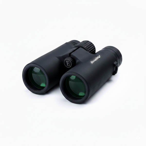 Innolife 10x42 Binoculars - HD Roof Prism for Safari Bird Watching &amp; Travel