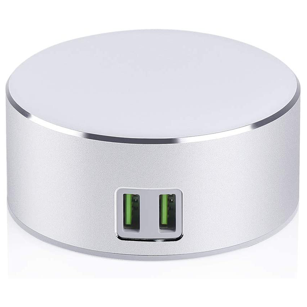 LDNIO 2-Port USB Charger &amp; LED Nightlight w/ Smart Touch Button - A2208