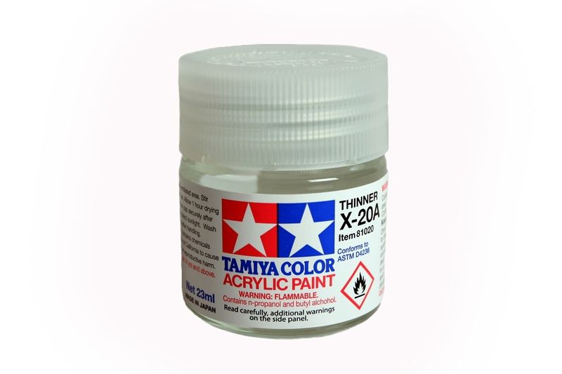 Tamiya X-20A Thinner (23ml) Acrylic - Clear