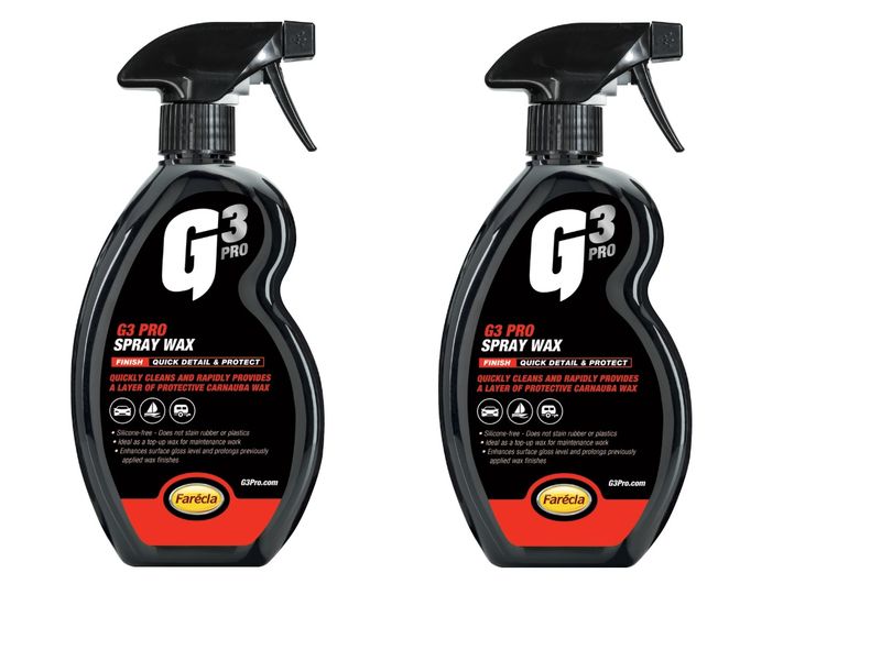 Farecla G3 Pro Spray Wax Car Wax - Quick Car Detailer 2 Pack